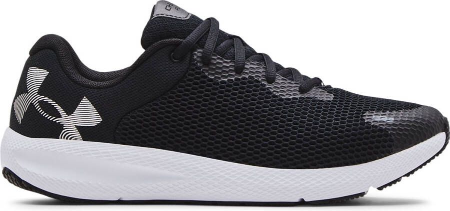Under Armour Charged Pursuit 2 hardloopschoenen zwart wit
