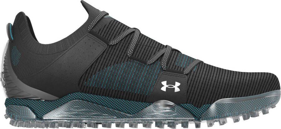 Under Armour UA HOVR Tour SL Wide-Black Blue Surf Mannen Golfschoenen