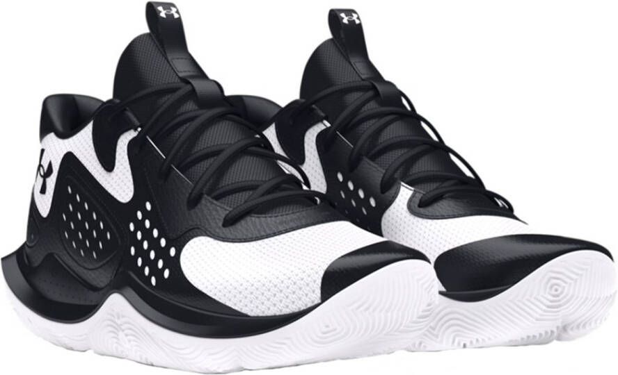 Under Armour UA JET 23 basketbalschoenen unisex 3026634 006 zwart wit