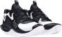 Under Armour UA JET 23 basketbalschoenen unisex 3026634 006 zwart wit - Thumbnail 1