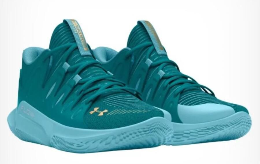 Under Armour Basketbalschoenen Dames Blauw Groen