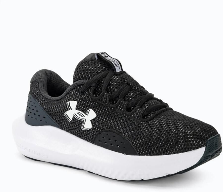 Under Armour Charged Pursuit 3 Hardloopschoenen Black White Dames - Foto 2