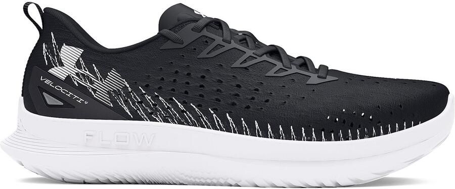 Under Armour Chaussure de running UA Velociti 4 Noir et blanc