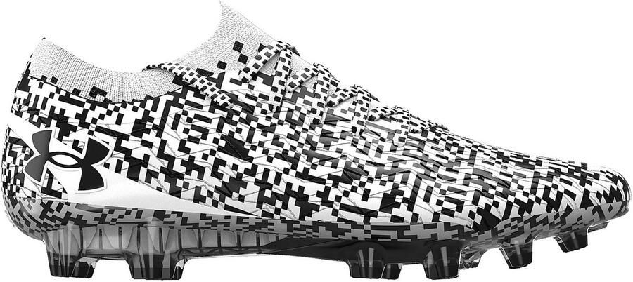 Under Armour Crampons UA Magnetico Elite 5 FG Blanc et noir