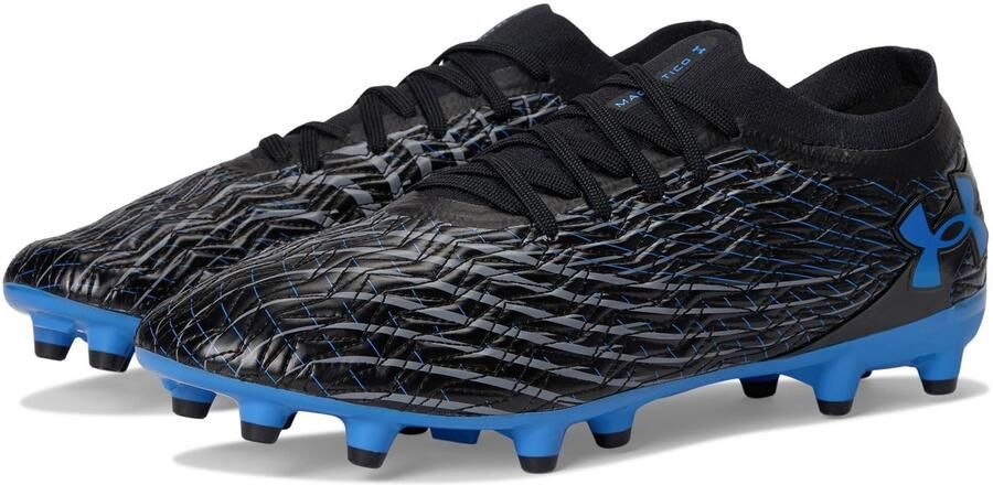 Under Armour Crampons UA Magnetico Pro 5 FG Noir gris et bleu