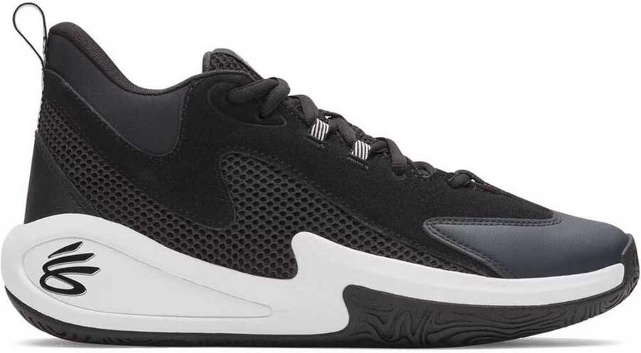 Under Armour Curry 3z 25 Suede Basketbalschoenen Zwart