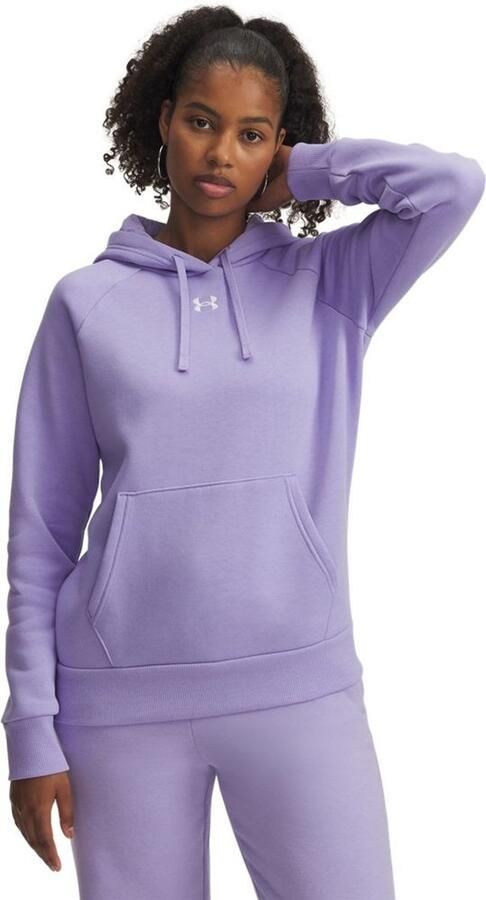 Under Armour Damen Rival Fleece Hoodie 1379500 Purple 538-L (US LG)