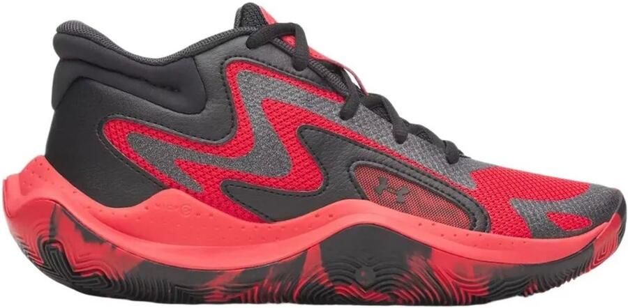Under Armour Grade School Jet ´25 Junior Basketbalschoenen Rood 1 2 Kinderen