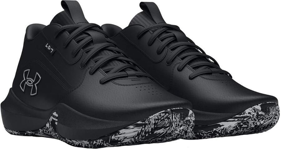 Under Armour Lockdown 7 Basketbalschoenen Sneaker Unisex 3028512 003 Zwart