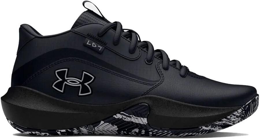 Under Armour Lockdown 7 Junior Basketbalschoenen Zwart 1 2