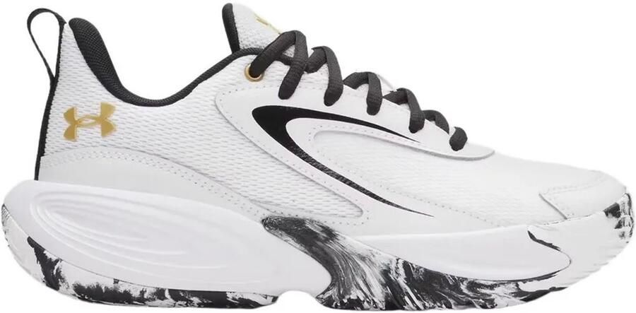 Under Armour Lockdown 8 Junior Basketbalschoenen Wit Kinderen