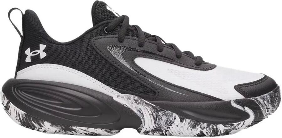 Under Armour Lockdown 8 Junior Basketbalschoenen Wit Zwart 1 2 Kinderen
