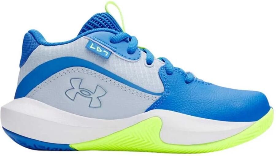 Under Armour Ps Lockdown 7 Basketbalschoenen Blauw