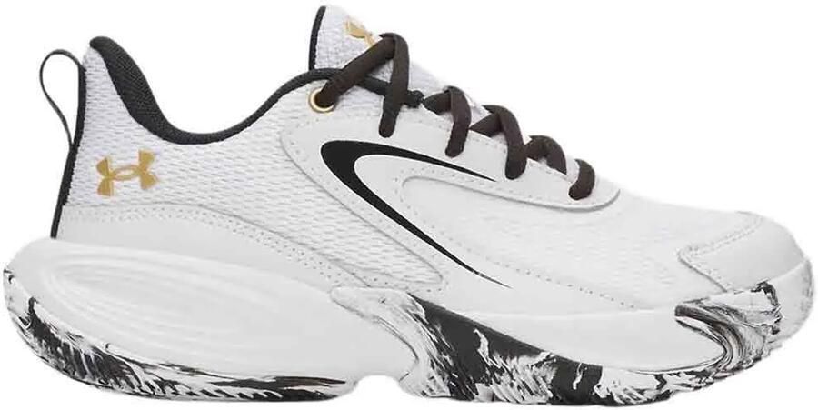Under Armour Ps Lockdown 8 Junior Basketbalschoenen Wit 1 2 Kinderen
