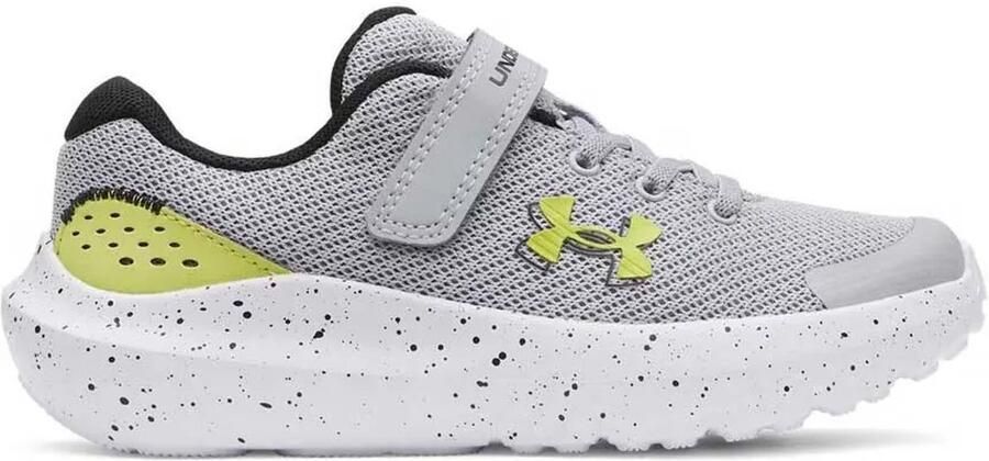 Under Armour Ps Surge 4 Ac Hardloopschoenen Grijs Jongen