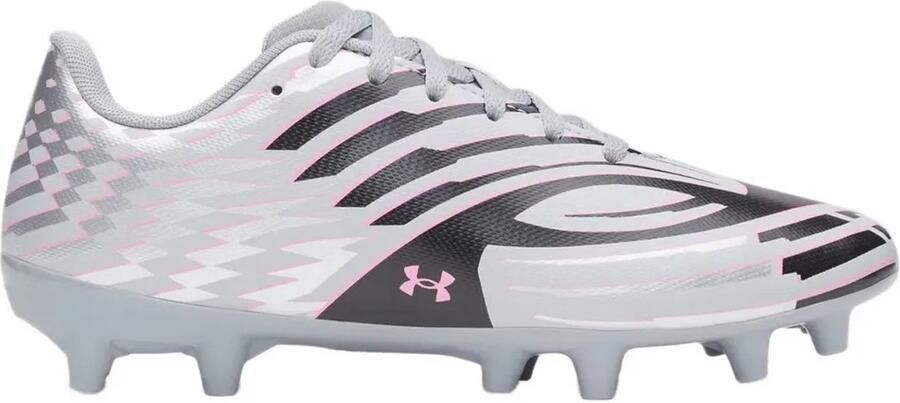 Under Armour Shadow Club 4 Fg Junioren Voetbalschoenen Wit Kinderen