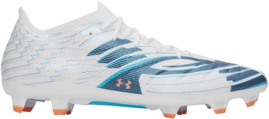 Under Armour Shadow Pro 4 Voetbalschoenen FG Wit en blauw