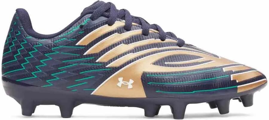 Under Armour Shadow Select 4 Fg Junioren Voetbalschoenen Blauw Kinderen