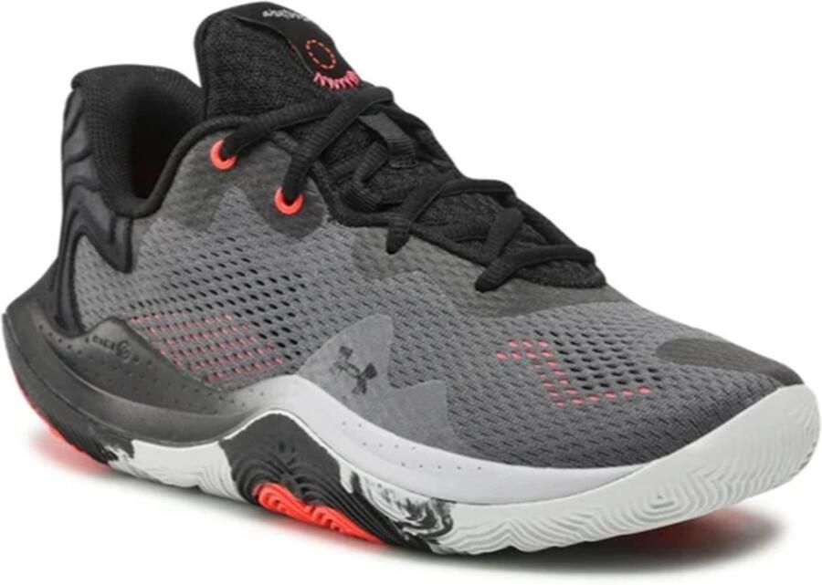 Under Armour Spawn 4 heren basketbalschoenen grijs Spawn 4 basketbalschoenen voor heren grijs