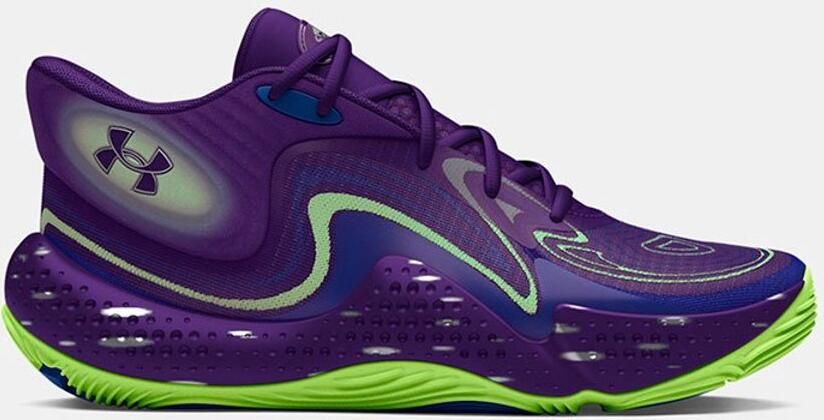 Under Armour Spawn 6 Mid Sos Basketbalschoenen Paars