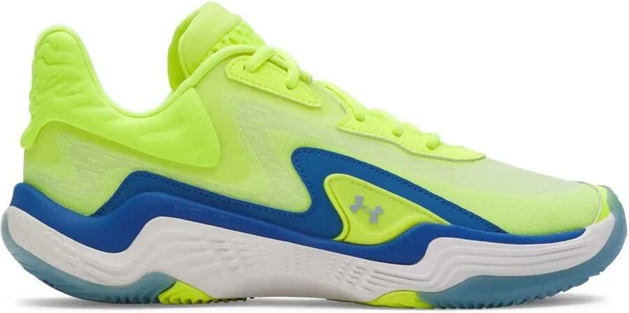 Under Armour Spawn 7 Basketbalschoenen Geel 1 2