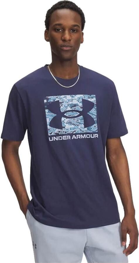 Under Armour Sportshirt ABC Camo Boxed Logo T-Shirt 1361673 Blue 403-M (US MD)