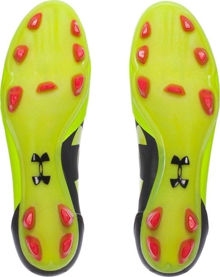Under Armour SpotLight Pro 2.0 Voetbalschoenen Unisex Geel Rood Voetbalschoenen Heren - Foto 4