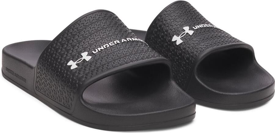 Under Armour UA ARMR SLIDE LITE-BLK Heren Slippers Zwart Wit