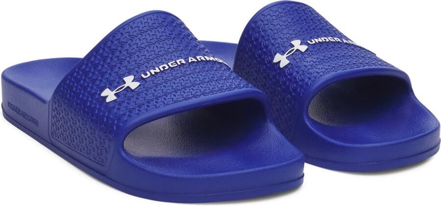 Under Armour UA ARMR SLIDE LITE-BLU Heren Slippers Royal Blauw Wit