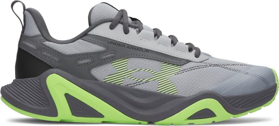 Under Armour UA Charged Commit TR 5-GRY Heren Sportschoenen Mod Grijs Castlerock Lumos Lime