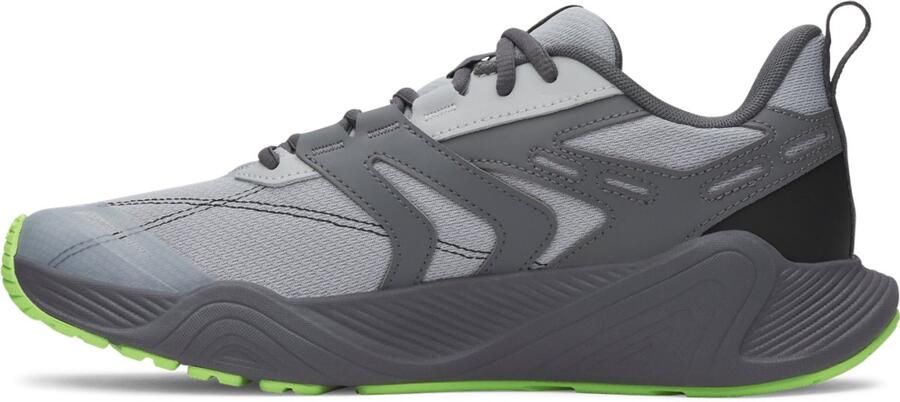 Under Armour UA Charged Commit TR 5-GRY Heren Sportschoenen Mod Grijs Castlerock Lumos Lime