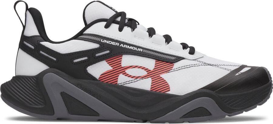 Under Armour UA Charged Commit TR 5-WHT Heren Sportschoenen Wit Zwart Venom Rood