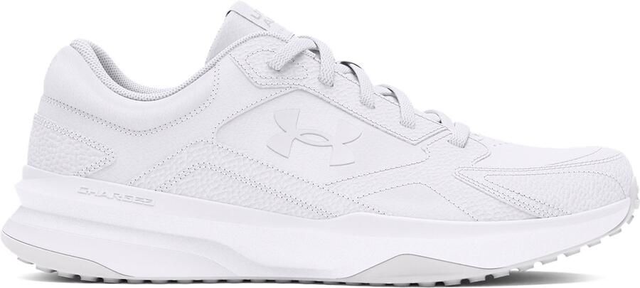 Under Armour UA Edge LTHR-WHT Heren Sportschoenen Wit Halo Grijs
