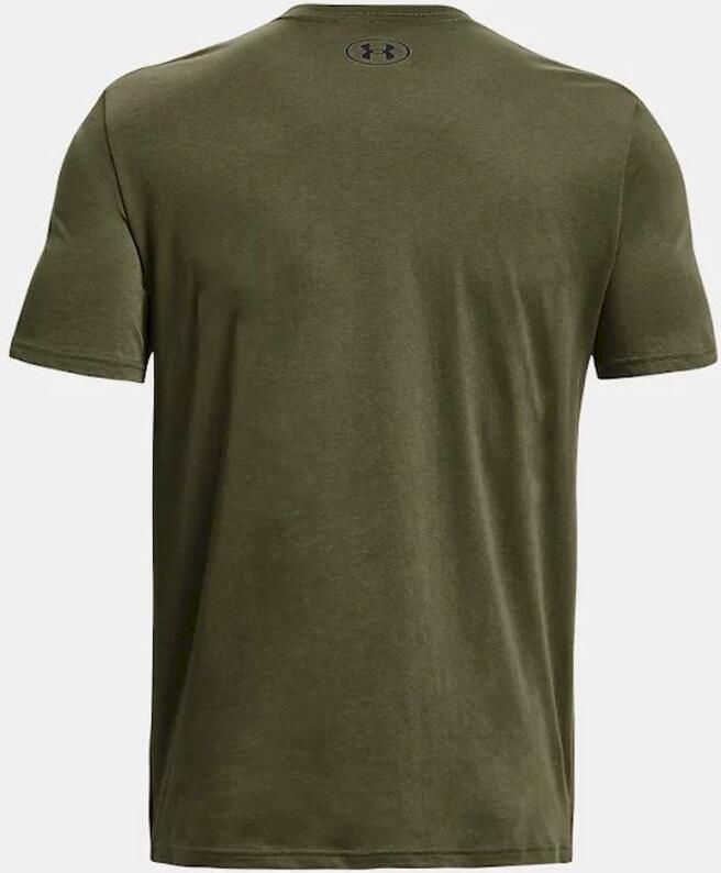 Under Armour UA M SPORTSTYLE LC Short Sleeve Heren Sportshirt Groen