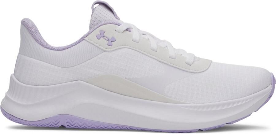 Under Armour UA W Aurora 3-WHT Dames Sportschoenen Wit Paars Crest