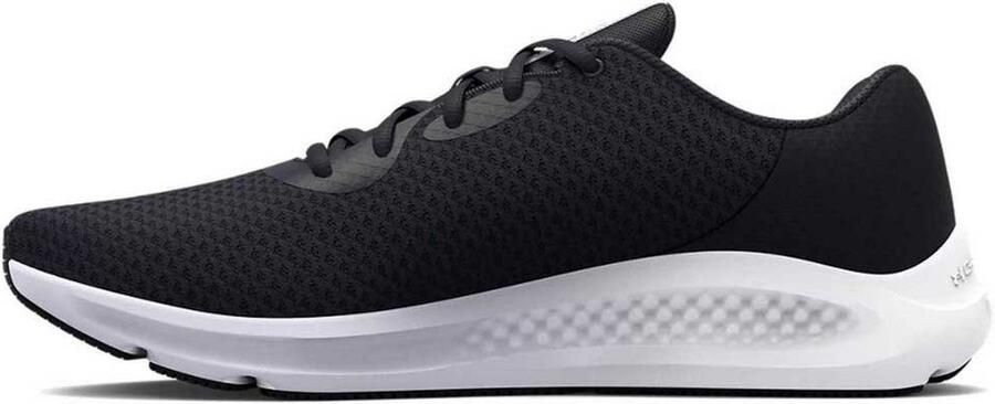 Under Armour Charged Pursuit 3 Hardloopschoenen Black White Dames - Foto 5