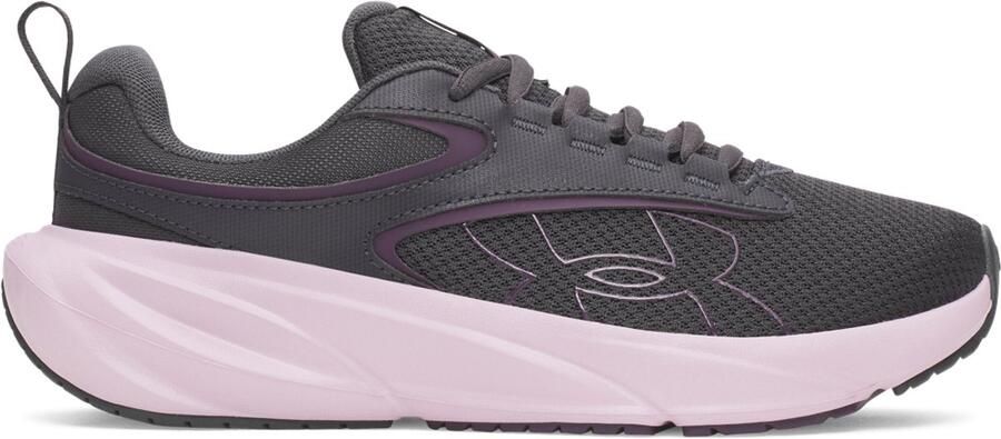 Under Armour UA W Surge 5-GRY Dames Sportschoenen Anthracite Mauve Roze Paars Echo