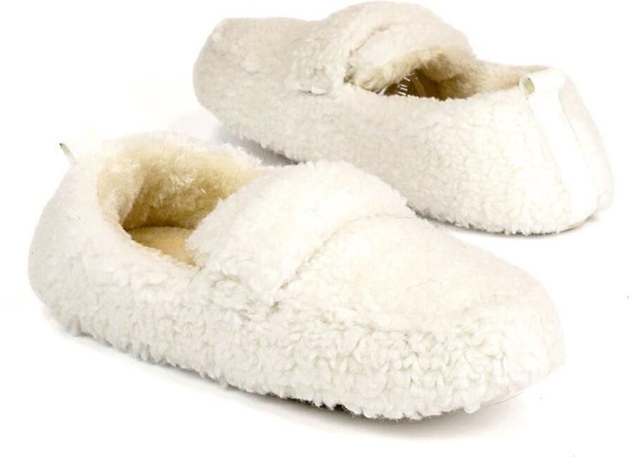 Unique Living Sloffen Famke assorti Dove white