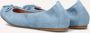 UNISA Ballerina Dames Acor Maat: 36 Materiaal: Suède Kleur: Blauw - Thumbnail 2