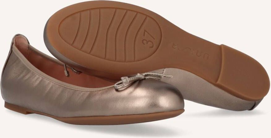 UNISA Ballerina Dames Acor Maat: 37 Materiaal: Leer Kleur: Brons