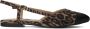 UNISA Slingbacks Dames Asley Maat: 37 Materiaal: Leer Kleur: Bruin - Thumbnail 2