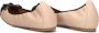 Unisa Auto Ballerina's Ballarina Schoenen Instappers Dames Beige - Thumbnail 2