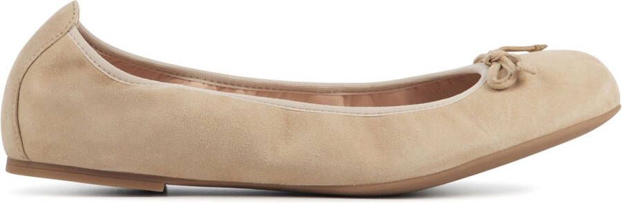 UNISA Ballerina Dames Acor Maat: 36 Materiaal: Suède Kleur: Beige