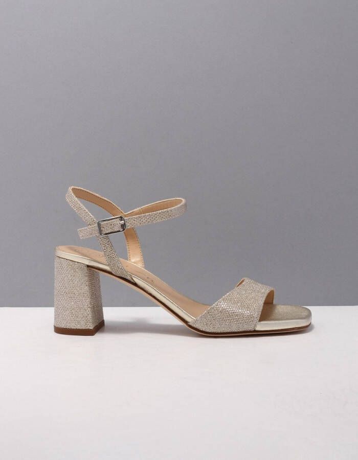 Unisa Bekijk hier de Moraty EV PLATINO van by SHUZ sandalen dames EV PLATINO Textiel