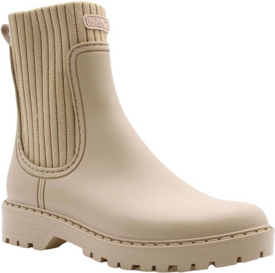 Unisa Stijlvolle Chelsea-laarzen Beige Dames