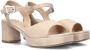 Unisa Bruin Tinten Ney Sandalen Dames Beige - Thumbnail 1