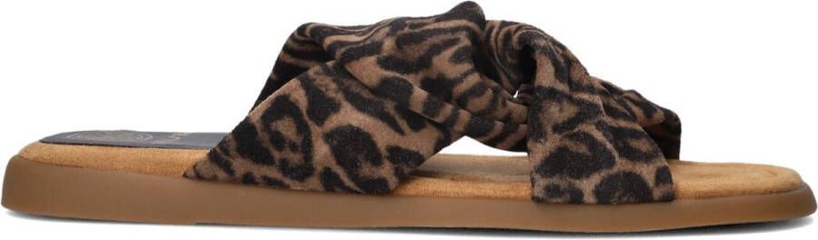 Unisa Camby Slippers Dames Bruin