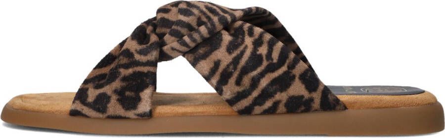 Unisa Camby Slippers Dames Bruin