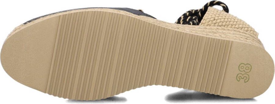Unisa Chaplin Espadrilles Zomer Schoenen Dames Zwart