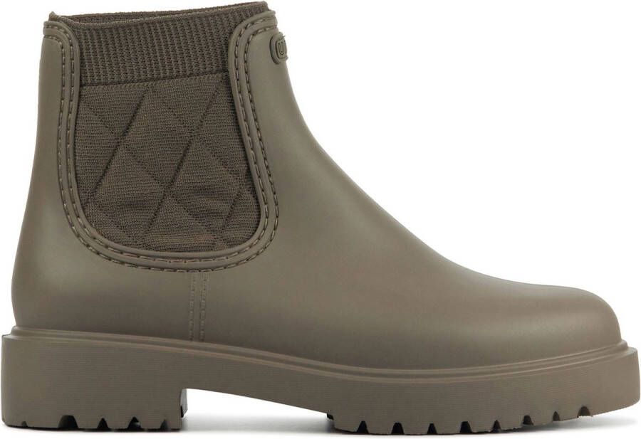 UNISA Enkellaarsjes Dames Frades Maat: 36 Materiaal: Rubber Kleur: Taupe